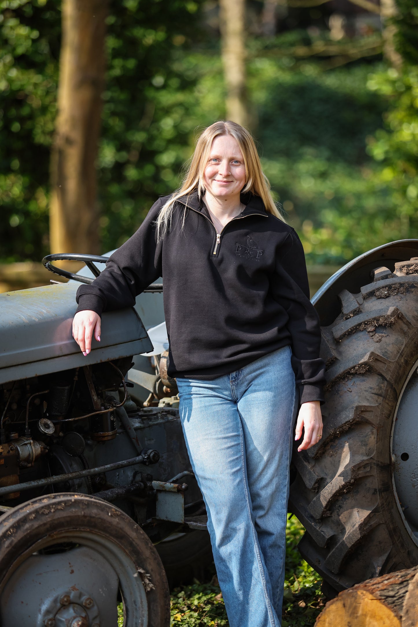 Blackthorn 1/4 zip - Black