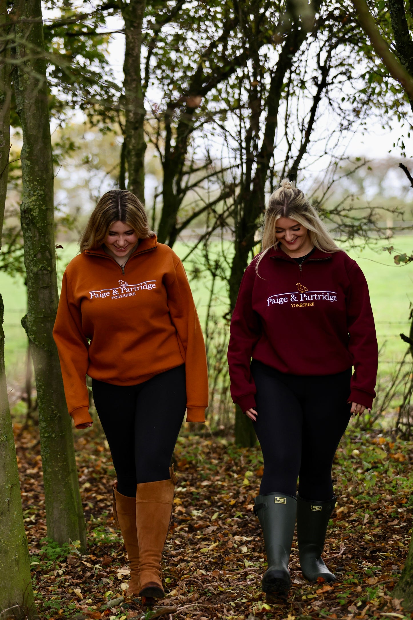 2.0 Burnt orange 1/4 zip