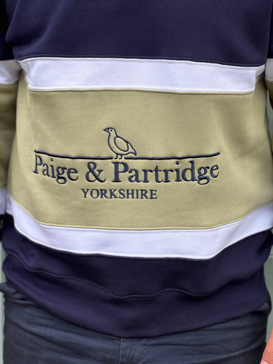 Tramline Sage Green 1/4 zip