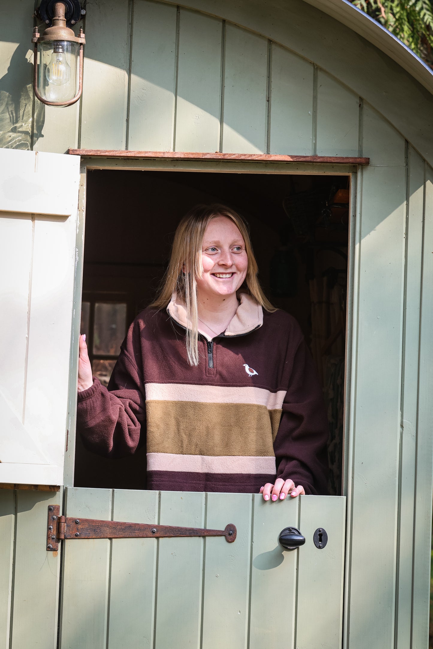The fieldsman fleece - chocolate