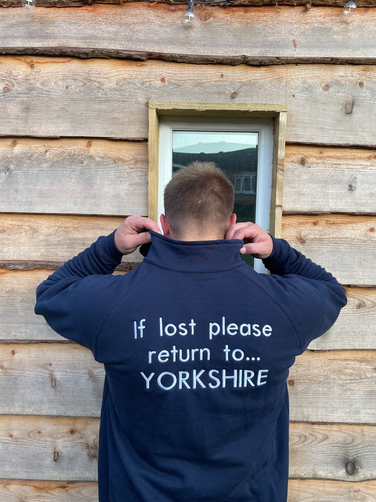 Navy Yorkshire 1/4 zip