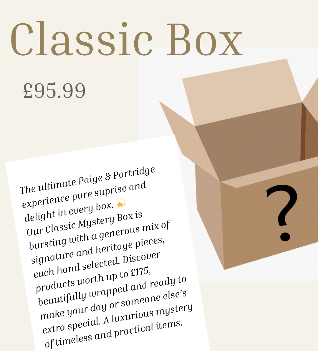 ✨CLASSIC Mystery Box ✨